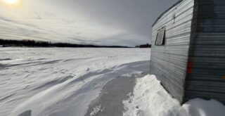 ice fishing