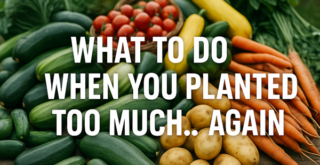 What to Do When You Planted Too Much… Again